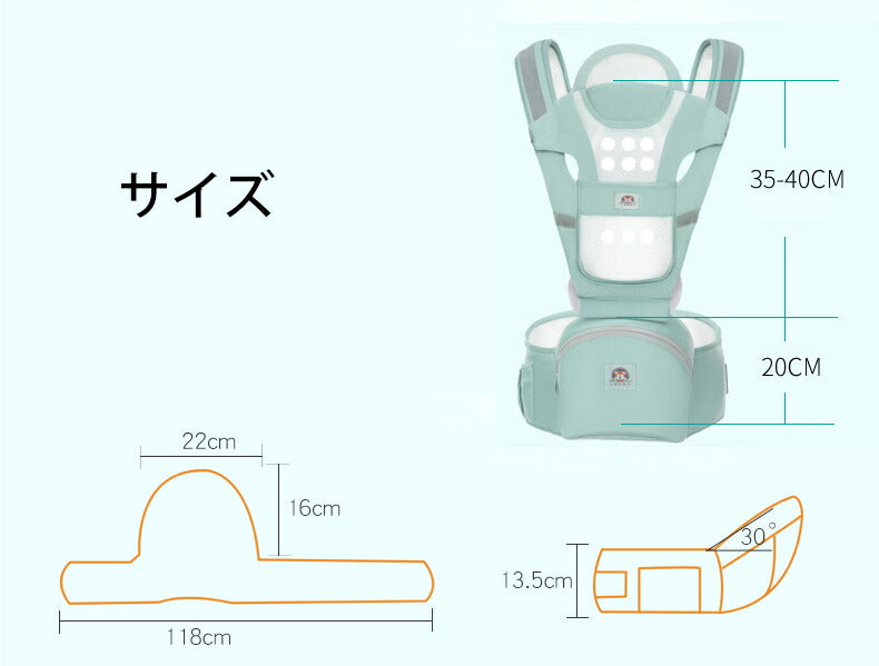 【最新モデル】抱っこひも 新生児 スリング ベビースリング 抱っこ紐 コンパクト 軽量 パパママ兼用 出産祝い ベビー 赤ちゃん ババスリング babaslindakkohimo-006