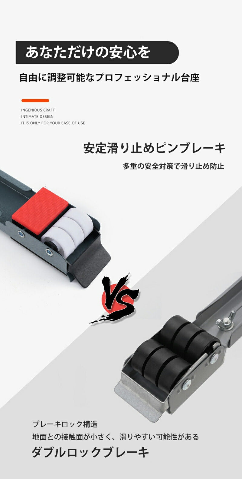 冷蔵庫 洗濯機 2個セット 置き台 キャスター 滑り止めマット 調節可能 伸縮式 長さ調節 防水 防カビ ランドリー収納 ランドリーラック 引っ越し 家具 移動 mount-003