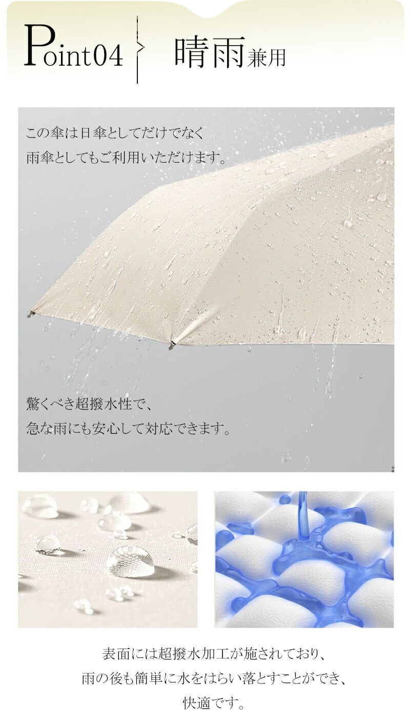 日傘 ミニ 折りたたみ 完全遮光 晴雨兼用 折り畳み傘 コンパクト 紫外線 100%遮光 日傘 UVカット 傘 超撥水 パステルカラー 超軽量 レディース 女性kasa-3003