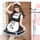 メイド服 ハロウィン コスプレ 長袖 メイド 可愛い 女の子 セクシー カップル ロリータ 定番 衣装 レディース エプロン ドレス アリス風仮装  肉球 リボmaid-009