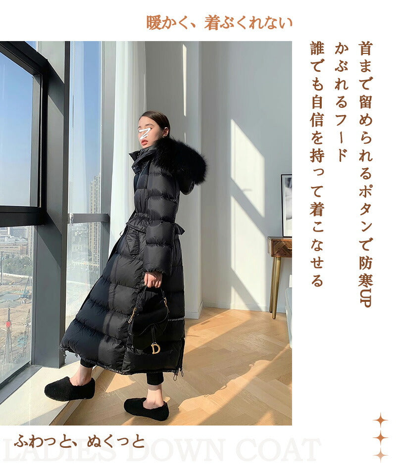 【特典あり・2000円OFF】ダウンコート アウター コート レディース  キルティング   ミドル丈 大きいサイズ オーバーサイズ ノーカラー 無地  キルテnsyrf-001