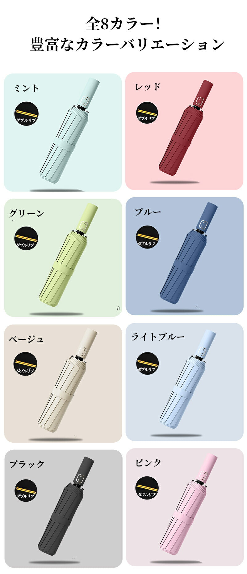 折りたたみ傘 uv 日傘 24本骨 完全遮光 晴雨兼用 uv 傘 軽量 自動開閉 雨傘 レディース 大きい 3段折り 強風 折り畳み傘 頑丈 人気 日焼け対策 kasa-3005