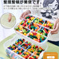 ブロック収納ボックス 収納 ケース おもちゃ箱 おもちゃ収納 子供用 レゴ ブロック 積み重ね  収納ボックス 収納ケース 仕切り 蓋付き キッズ 大容量 子供storage-3006