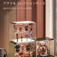 フィギュアケース 高品質 コレクションケース 収納 コレクション ボックス クリアケース 透明展示ケース 積み重ね可能 扉付き 組み立て式 透明 アクリル ケー copy-057