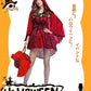赤ずきん コスチューム 【ハロウィン 赤ずきん コスプレ】 仮装 赤ずきん コスプレ仮装 ハロウインクロース 赤ずきん　マント 女性用 ★Halloween衣装wsf009