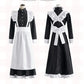 メイド服 ハロウィン コスプレ 長袖 メイド 可愛い 女の子 セクシー カップル ロリータ 定番 衣装 レディース エプロン ドレス アリス風仮装 男ウケ 大きmaid-008