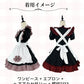 メイド服 ハロウィン コスプレ 半袖 蝶結ぶ メイド 可愛い 女の子 セクシー カップル ロリータ 定番 衣装 レディース エプロン ドレス アリス風仮装 上質maid-010