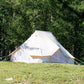 ワンポールテント ベル型 6m テント 8~14人用テント 別荘 キャンプテント 大型テント UVカット テント ベルテント ティピーテント アウトドア キャン tento-06