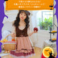 ハロウィン コスプレ 魔女　ゴスロリ ハロウィン 仮装 小悪魔 コスチューム キッズ ゾンビ デビル ガール 魔法使い 魔法子ども ハロウィン衣装 ブラック コetwsj0015