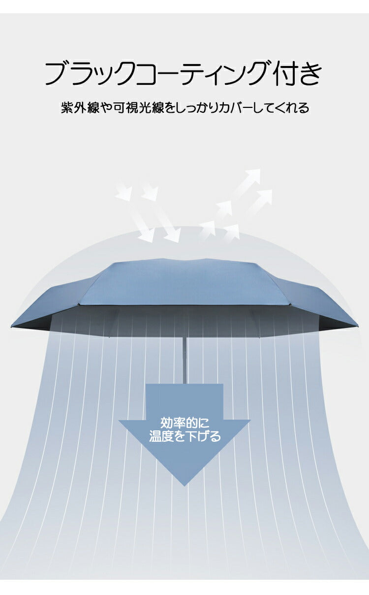日傘 折りたたみ ミニ 完全遮光 紫外線遮断 傘 折りたたみ傘 レディース メンズ 折りたたみ日傘 遮熱 涼しい 撥水 折り畳み傘 雨傘 コンパクト uvカット kasa-01