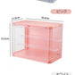 フィギュアケース コレクションケース LEDライト 収納 高品質 コレクション ボックス クリアケース 透明展示ケース 積み重ね可能 扉付き 完成品 透明 アク storage-037