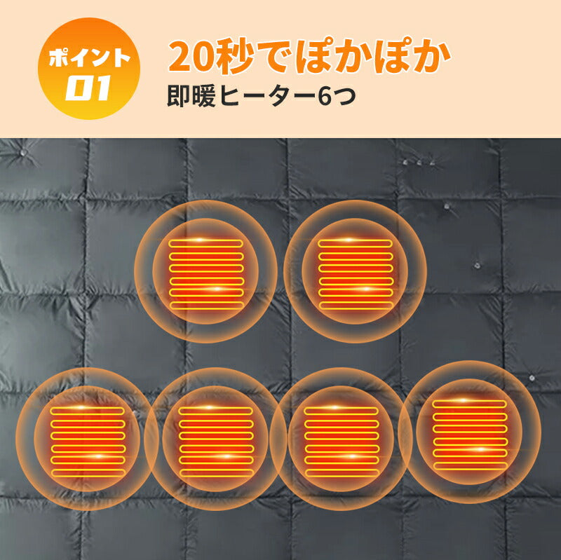 電気毛布 掛け着る両用 日本製ヒーター 洗える USB給電 即暖 保温 5WAY ３階段調温 ブランケット ひざ掛け ヒーター 着る毛布 着る電気毛布 110x moufu-001