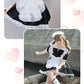 メイド服 ハロウィン コスプレ メイド 可愛い 女の子 セクシー カップル ロリータ 定番 衣装 レディース エプロン ドレス アリス風仮装 男ウケ 大きいサイmaid-006