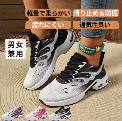 スニーカー ランニングシューズ レディース メンズ 男女兼用 人気 超軽量 滑り止 ウォーキングシューズ ランニングシューズ ジョギングシューズ スポーツシューitem-241204