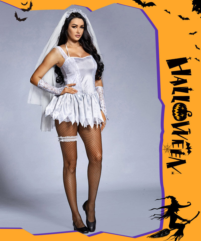 ハロウィンコスプレ衣装　魔女　魔法使い コスチューム フリンジ付きワンピース　セクシー 魔女 童話 コスチューム コスプレ 衣装 仮装 ハロウィン レディース wsf016
