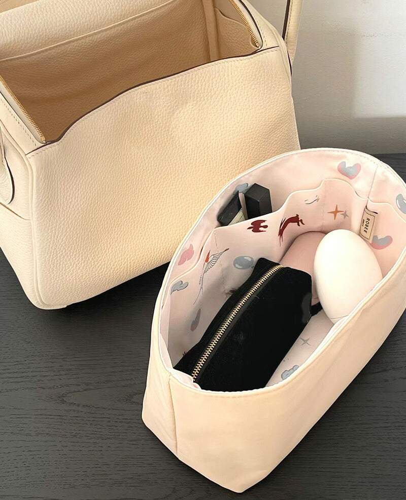 【新発売 エルメス専用 ポイント10倍 】バッグインバッグ 防水タイプ おしゃれ レディース インナーバッグ ピコタンpm/mm適用 リンディmini/26/3baginbag-016