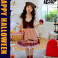ハロウィン コスプレ 魔女　ゴスロリ ハロウィン 仮装 小悪魔 コスチューム キッズ ゾンビ デビル ガール 魔法使い 魔法子ども ハロウィン衣装 ブラック コetwsj0015