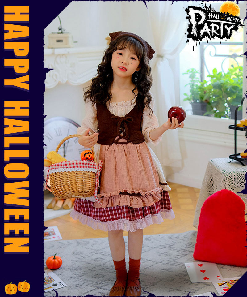 ハロウィン コスプレ 魔女　ゴスロリ ハロウィン 仮装 小悪魔 コスチューム キッズ ゾンビ デビル ガール 魔法使い 魔法子ども ハロウィン衣装 ブラック コetwsj0015