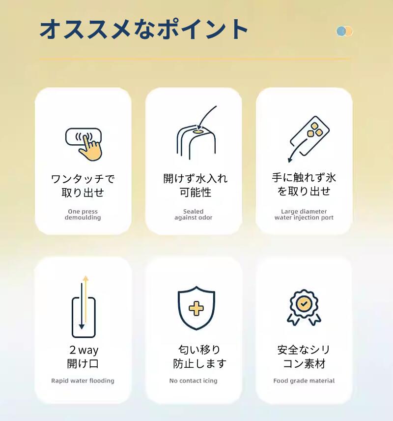 製氷皿 シリコン 製氷器 大容量 アイストレー 透明蓋付 保存ケース 蓋付き 冷蔵庫専用 簡単に取り出す 漏れ防止 超低温耐性 夏休み 冷たい飲み物 ジュース  storage-0137