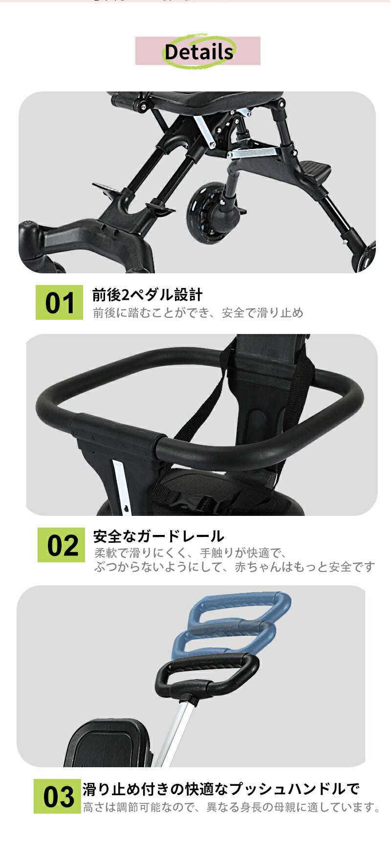 ベビーカー 軽量 折りたたみ ズスクーター 機内持ち込み キッズカート ストローラー ハンディー バギー 持ち運び ポータブル サンルーフ コンパクト 超軽量 bbcar-001