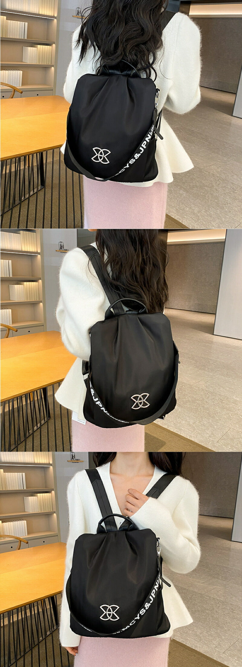 盗難防止 リュック レディース 通勤 おしゃれ 軽量 大人 小さめ 女子 大容量 通学 一泊 リュックサック ビジネス バッグ 鞄 A4 ファスナー 軽い お弁fangdaobag-4001