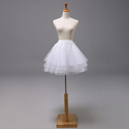 メイド 服 コスプレ衣装 コスプレメイド服専用 バニエ ボリューム レース フレア ホワイトmaidqc-001