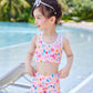 水着 キッズ 水着 女の子 セパレート セパレート 子供 水着 女の子 ラッシュガード スクール水着 幼稚園 小学生 中学生 スイミング スクール 海水浴 スイ copysku-41