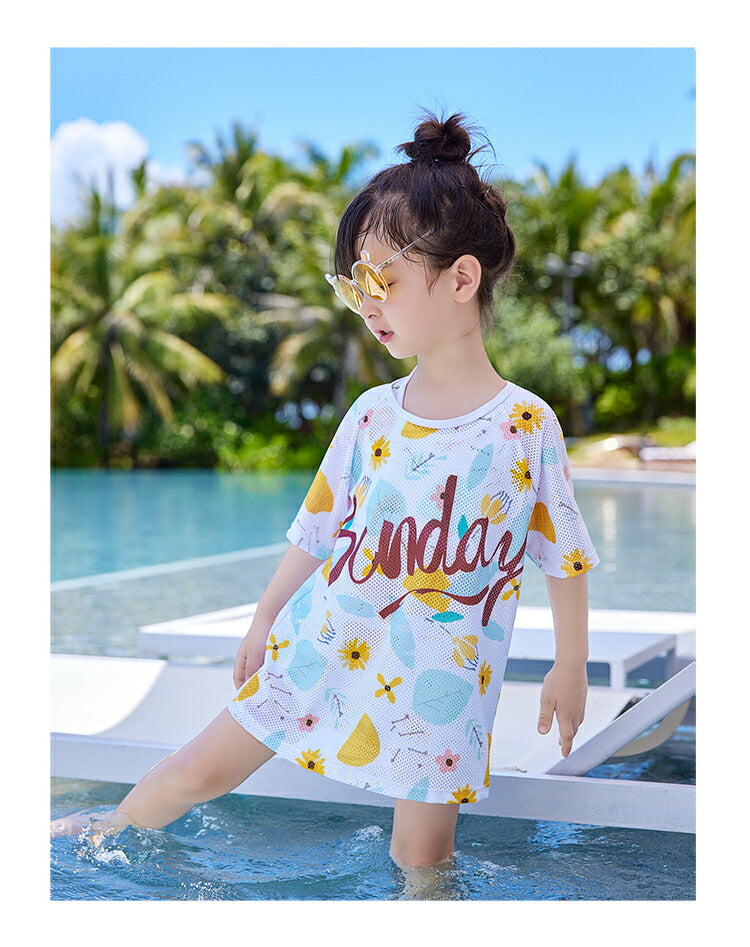 水着 キッズ 水着 女の子 セパレート セパレート 子供 水着 女の子 ラッシュガード スクール水着 幼稚園 小学生 中学生 スイミング スクール 海水浴 スイ copysku-41