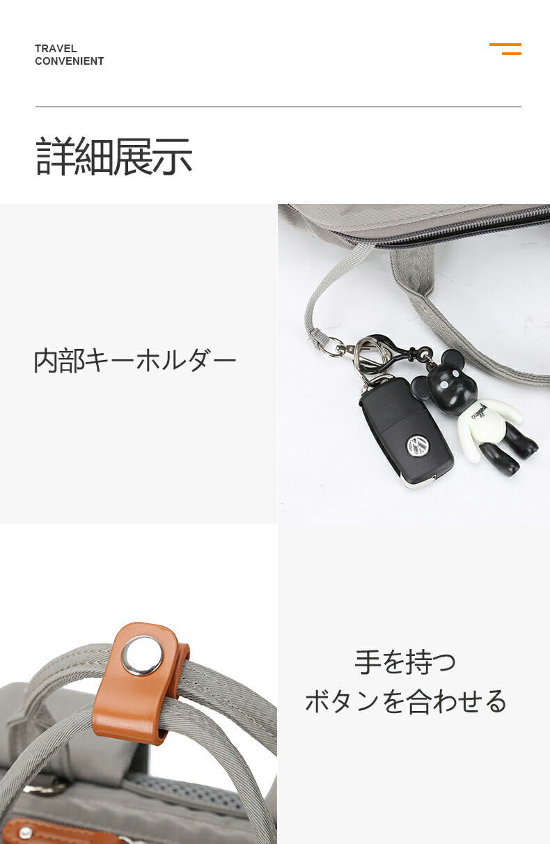 マザーズバッグ リュック マザーズリュック おしゃれ 軽量 大容量 保温 保冷ポケット 背面ポケット ママリュック ママバッグ 背面ファスナー PC レディースmamabag-006
