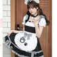 メイド服 ハロウィン コスプレ 長袖 メイド 可愛い 女の子 セクシー カップル ロリータ 定番 衣装 レディース エプロン ドレス アリス風仮装  肉球 リボmaid-009