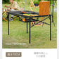 アウトドア テーブル バーベキュー用 多機能 耐荷重30kg 収納袋付き 三つ折り メッシュテーブル 軽量 折りたたみテーブル アルミ レジャーテーブル 折り畳 copysku-155