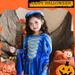 ハロウィン コスプレ 魔女 悪魔　ゴスロリ ハロウィン 仮装 小悪魔 コスチューム キッズ  魔法使い 魔法子ども ハロウィン衣装 ブラック コスプレ衣装 coetwsj0021