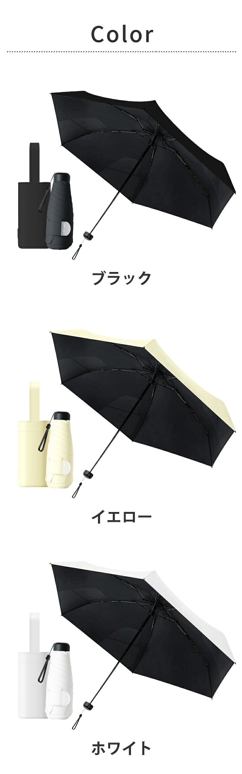 日傘 形状記憶 折りたたみ ミニサイズ コンパクト 軽量 レディース 手開き メンズ 完全遮光 uvカット 女性 紫外線対策 男性 手動開閉 マニュアル開閉 高品質