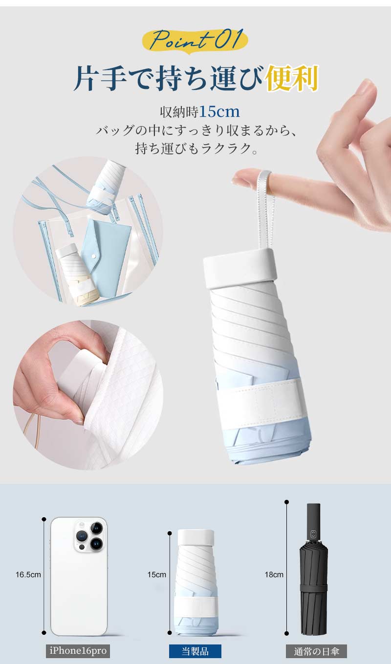 折りたたみ傘 軽量 日傘 晴雨兼用 UVカット レディース 折り畳み傘 メンズ 雨傘 遮熱層 超撥水 おしゃれ 軽い 遮熱 遮光 紫外線対策 可愛い 6本骨 グkasa-1015
