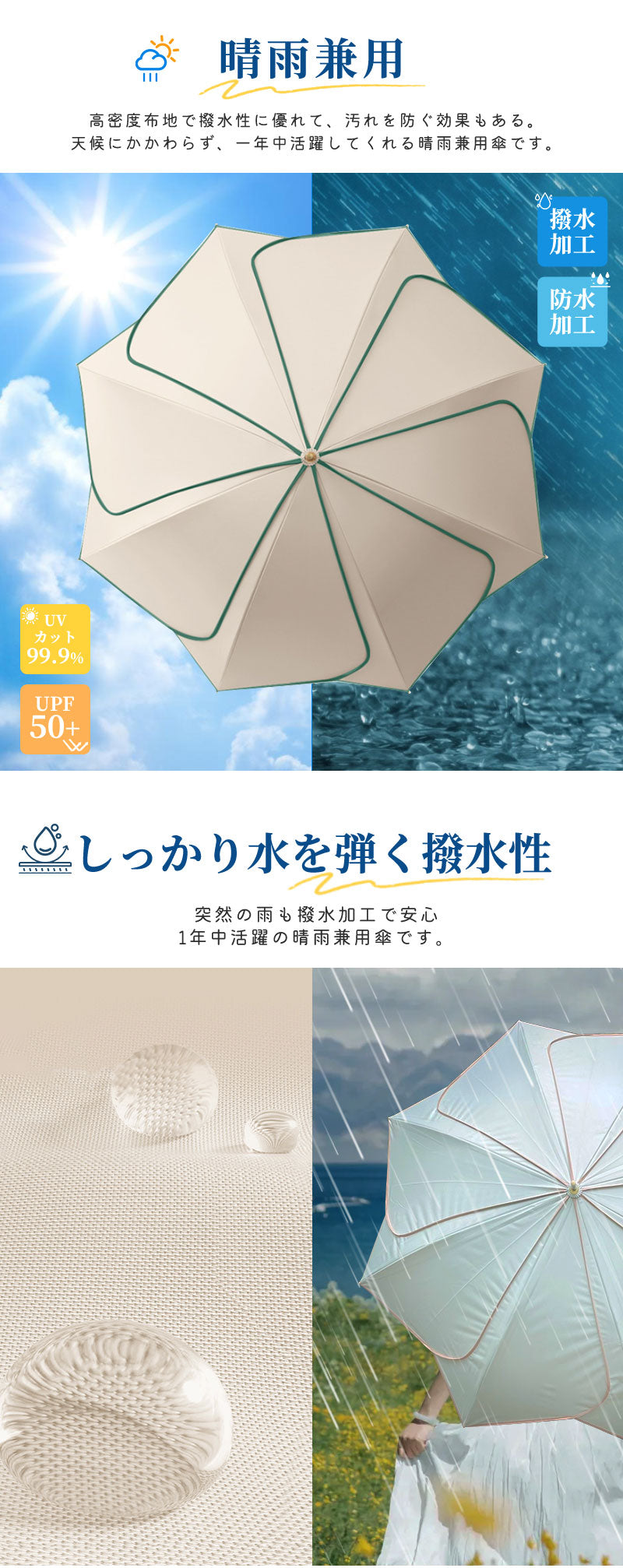 日傘 長傘 花びら傘 花びら日傘 遮光傘 レイングッズ 通勤 通学 視界良好 視認性 ギフト プレゼント