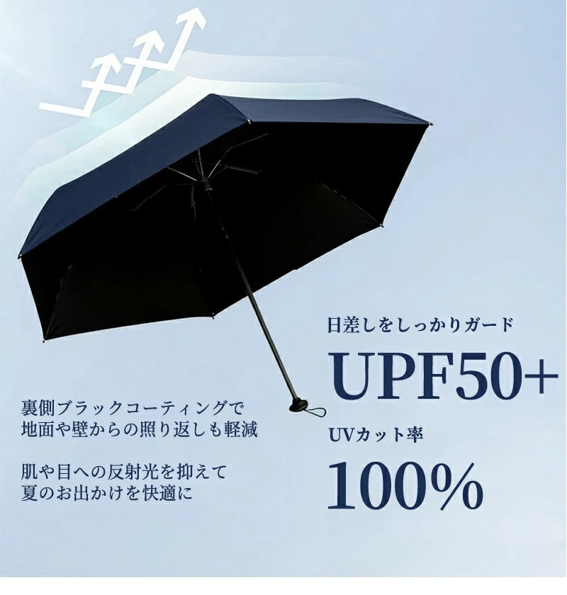 日傘 折りたたみ 完全遮光 晴雨兼用 折りたたみ傘 ペンシル傘 スリム コンパクト 超軽量 130g 軽量 遮光率100% UVカット100% 遮熱 涼しい 丈夫 風に強い 耐風 撥水 ホワイト レディース メンズ ユニセックス 子供 ランドセル対応 熱中症対策 ギフト 母の日