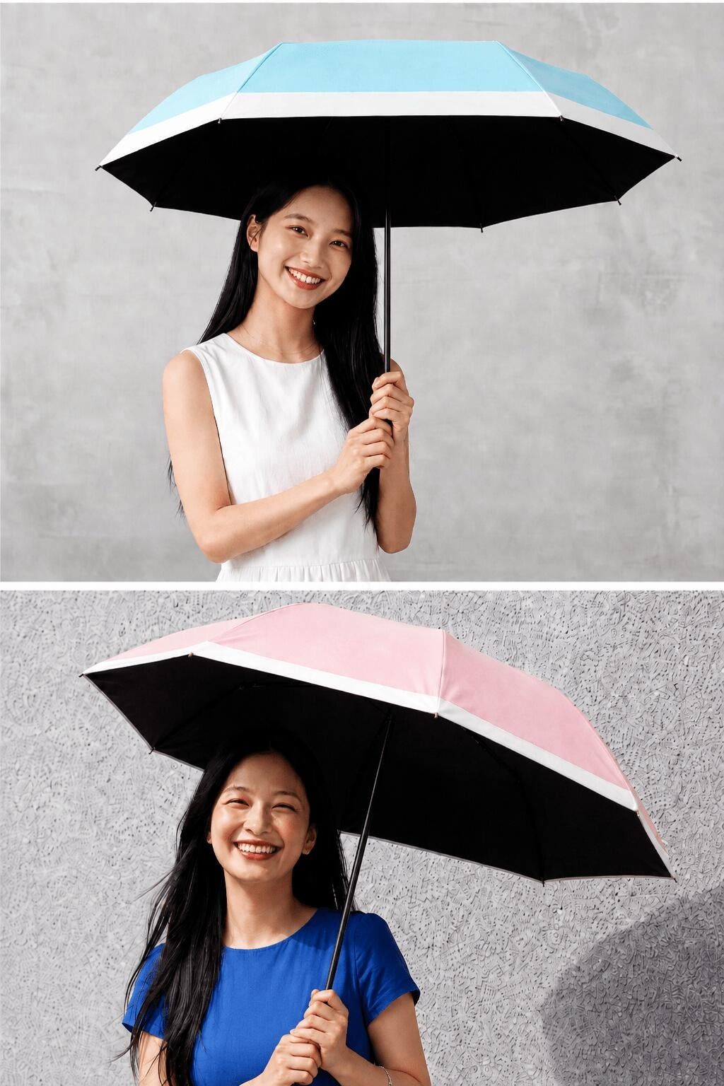 日傘 折りたたみ傘 折り畳み傘 折畳傘 雨傘 晴雨兼用 完全遮光 UVカット100％ UPF50+ 紫外線対策 遮熱 涼しい 自動開閉 ワンタッチ 軽量 超軽量 丈夫 6本骨 大きめ コンパクト 防水 撥水 速乾 濡れない レディース メンズ 男女兼用 かわいい 春 夏 梅雨