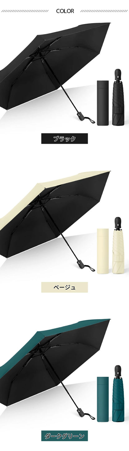 日傘 折りたたみ傘 折り畳み傘 折畳傘 雨傘 晴雨兼用 完全遮光 UVカット99％ UPF50+ 紫外線対策 遮熱 涼しい 自動開閉 ワンタッチ 軽量 超軽量 丈夫 6本骨 大きめ コンパクト 防水 撥水 速乾 濡れない レディース メンズ 男女兼用 かわいい 春 夏 梅雨
