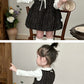 女の子 ワンピース フォーマル ベビー ワンピース ベビードレス 赤ちゃんドレス 子供服 キッズ 女児 ベビー服 子ども服 入園式 七五三 結婚式 発表会 写真撮影 ジャンパースカート ノースリーブ 黒 姉妹コーデ 姉妹リンク 姉妹 おしゃれ かわいい 誕生日