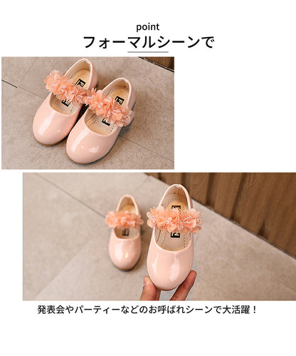 子供 靴 女の子 フォーマル シューズ キッズ ベビー用 子供靴 結婚式 七五三 パーティー 発表会 卒園式 入園 幼稚園 保育園 小学校 小学生 通園 履きやすい カジュアル かわいい
