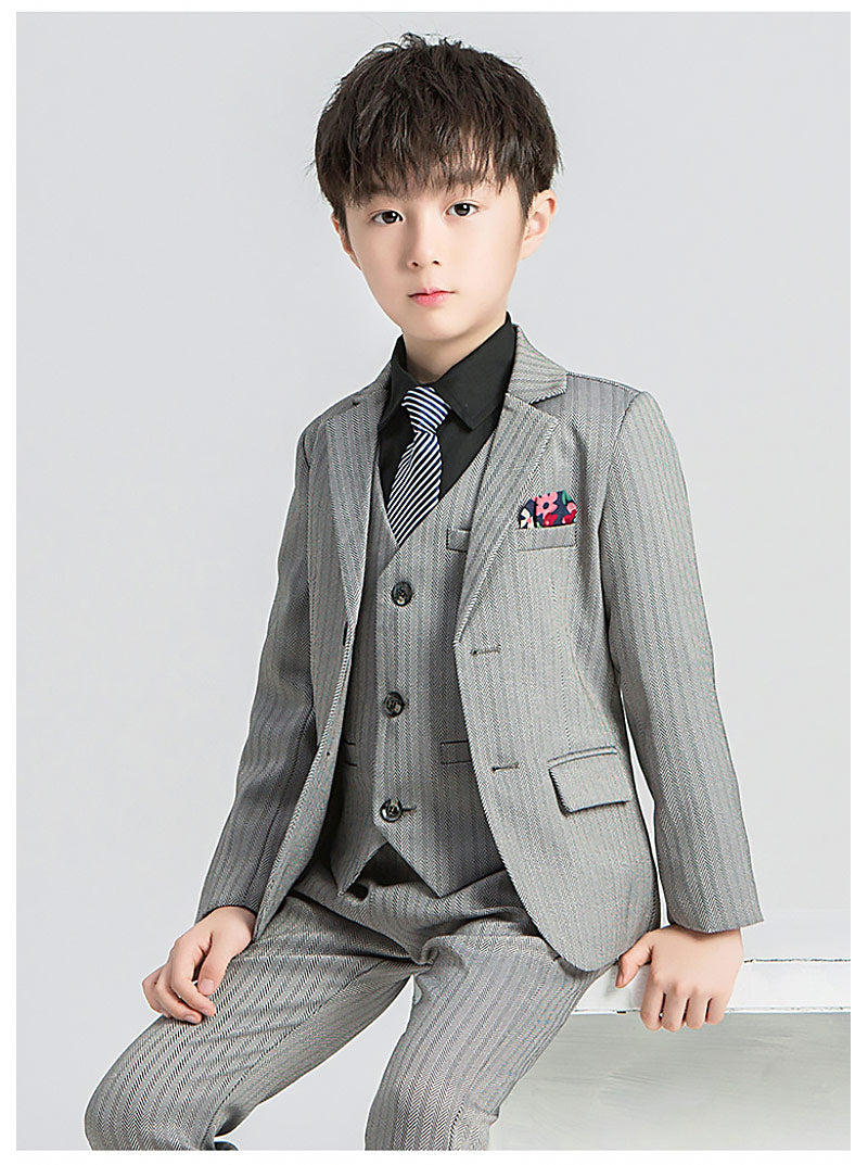スーツ 男の子 5点セット 七五三 子供 入学式 フォーマル 子供スーツ 子供服 卒業式 送料無料 紳士服 キッズ 誕生日 入園式 小学生 中学生 卒園式 ピアノ発表会 華やか 保育園 保育所 退所式 90/100/110/120/130/140/150/160/170cm
