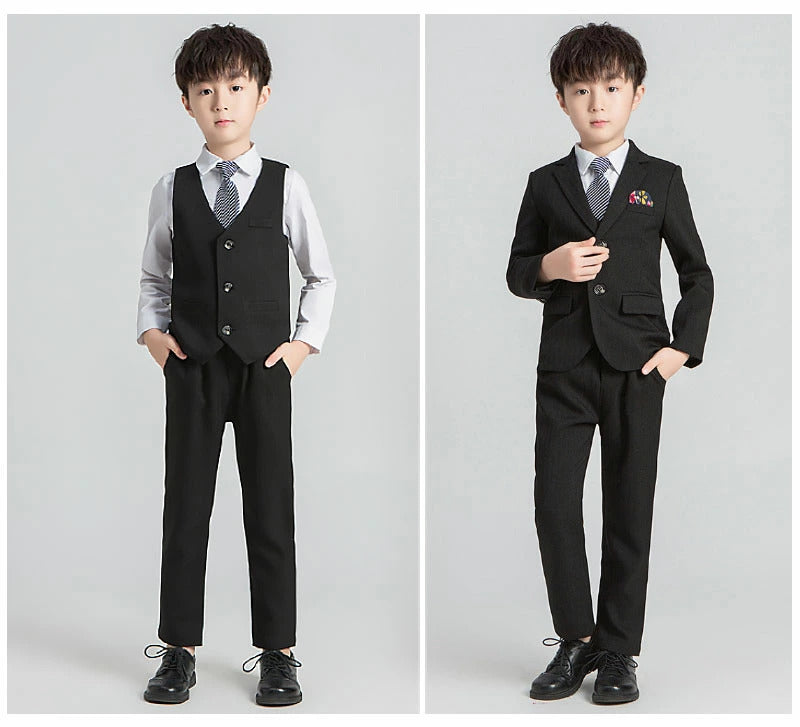 スーツ 卒業式 男の子 5点セット 子供スーツ 子供 フォーマルスーツ 入学式 フォーマル 子供服 フォーマルウェア 紳士服 キッズ 長袖 セットアップ 大きいサイズ 誕生日 七五三 ジュニア 入園 小学生 発表会 男の子フォーマル 保育園 卒園式