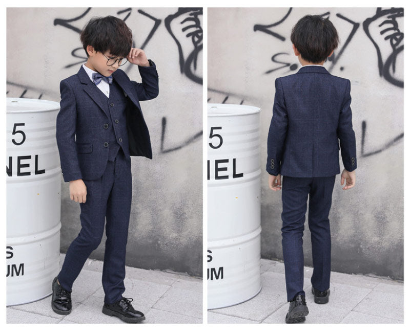 スーツ 男の子 5点セット 七五三 子供 入学式 フォーマル 子供スーツ 子供服 卒業式 送料無料 紳士服 キッズ 誕生日 入園kidssuit-002