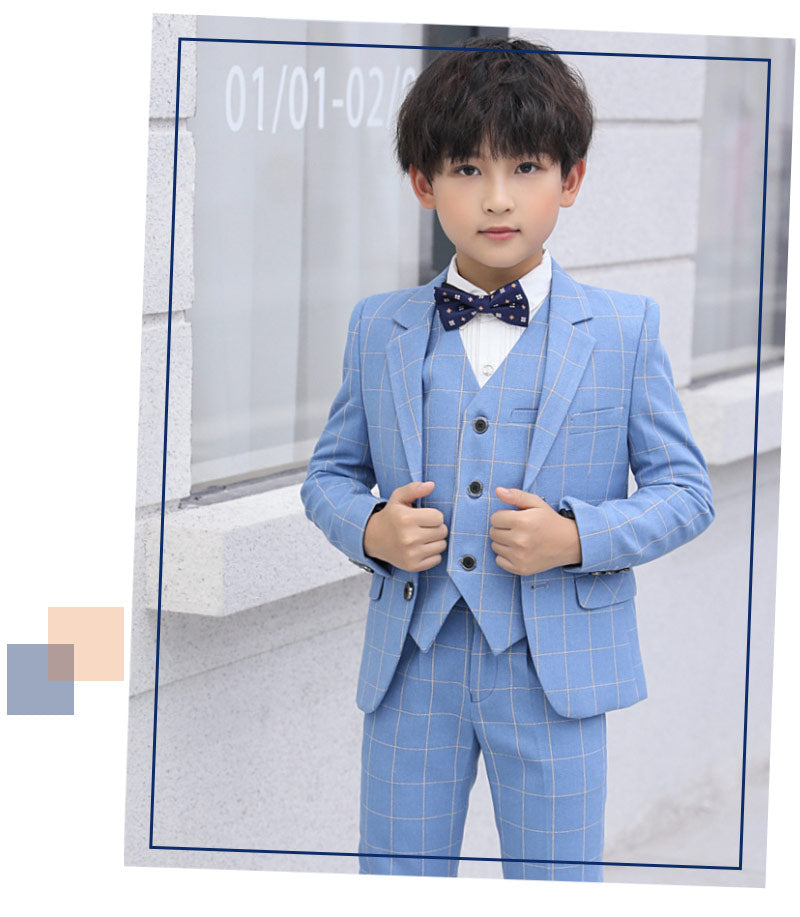 スーツ 男の子 5点セット 七五三 子供 入学式 フォーマル 子供スーツ 子供服 卒業式 送料無料 紳士服 キッズ 誕生日 入園kidssuit-002