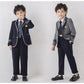 入学式スーツ 子供 セーラー服 チェックスカート キッズ 卒業式　5点セット 女子学生制服 上下セット フォーマル スクールシャkidssuit-003