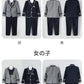 入学式スーツ 子供 セーラー服 チェックスカート キッズ 卒業式　5点セット 女子学生制服 上下セット フォーマル スクールシャkidssuit-003