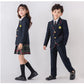 入学式 スーツ 子供 セーラー服　チェックスカート キッズ 卒業式　5点セット 女子学生制服 上下セット フォーマル スクールシkidssuit-004