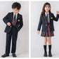 入学式 スーツ 子供 セーラー服　チェックスカート キッズ 卒業式　5点セット 女子学生制服 上下セット フォーマル スクールシkidssuit-004