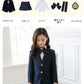 入学式 スーツ 子供 セーラー服 チェックスカート キッズ 卒業式 5点セット 女子学生制服 上下セット フォーマル スクールシkidssuit-005