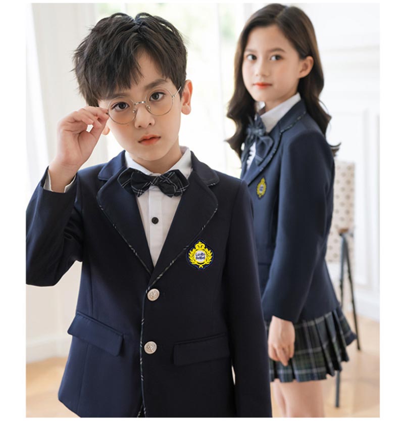 入学式 スーツ 子供 セーラー服 チェックスカート キッズ 卒業式 5点セット 女子学生制服 上下セット フォーマル スクールシkidssuit-005